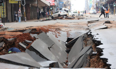 gas explosion in Joburg CBD