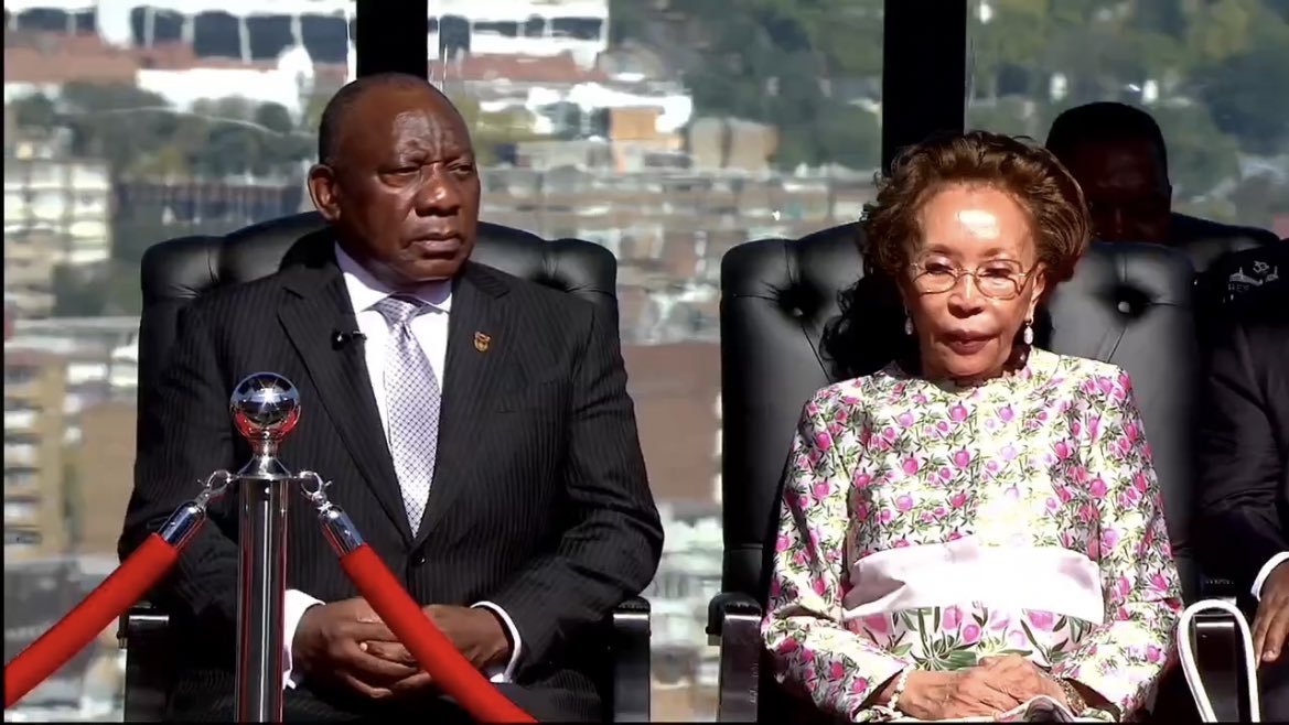 Cyril Ramaphosa and Dr Tshepo Motsepe