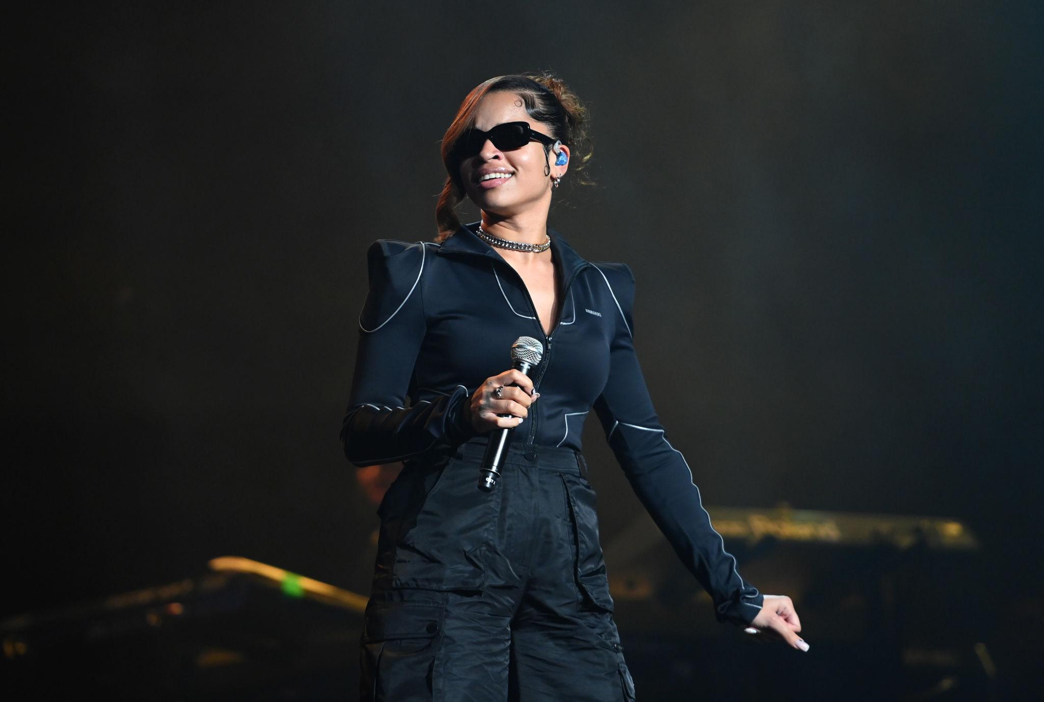 Ella Mai touches down